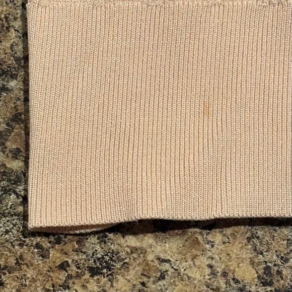 Club Monaco Top Dolman Sleeve Cottage Romantic Statement Y2K Ribbed Pink Medium - Picture 6 of 8